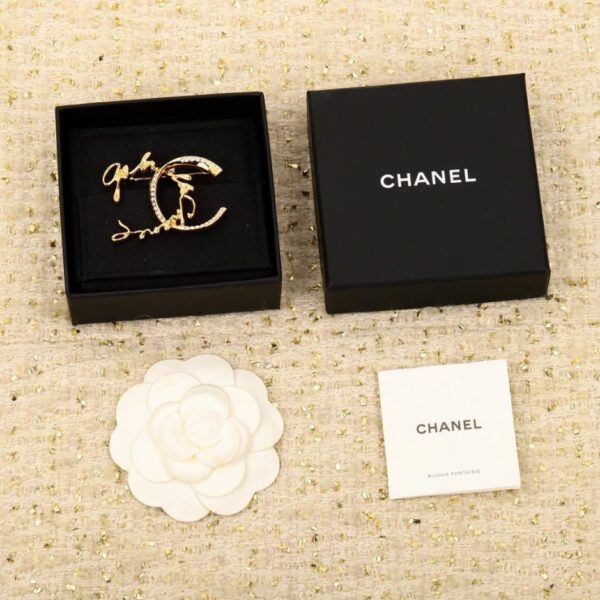 replik,replica,schmuck,1:1,beste,ohrringe,ring,Repliken Chanel 24s Doppel-C-Brosche (4IIHK)