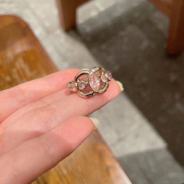 replik,replica,schmuck,1:1,beste,ohrringe,ring,Repliken Chanel Doppel-C-Ring (ZPFPJ)