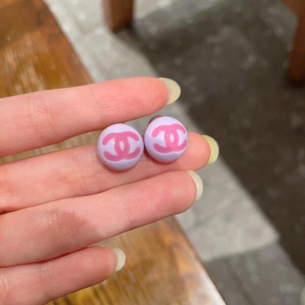 replik,replica,schmuck,1:1,beste,ohrringe,ring,Repliken Chanel Vintage Doppel-C-Ohrringe Original-Replik-Logo (69ZJK)