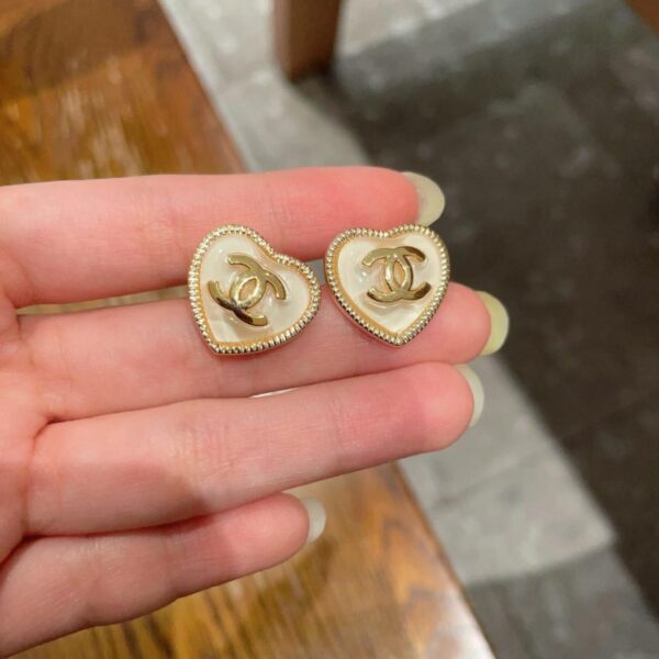 replik,replica,schmuck,1:1,beste,ohrringe,ring,Repliken Chanel Vintage Doppel-C-Ohrringe Original-Replik-Logo (8PC7Q)