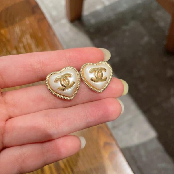 replik,replica,schmuck,1:1,beste,ohrringe,ring,Repliken Chanel Vintage Doppel-C-Ohrringe Original-Replik-Logo (9QR57)