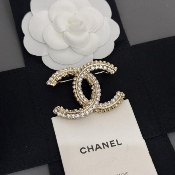replik,replica,schmuck,1:1,beste,ohrringe,ring,Repliken Chanel neueste CC-Diamantbrosche aus ZP-Messing (U93FB)