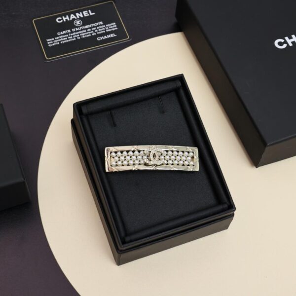 replik,replica,schmuck,1:1,beste,ohrringe,ring,Repliken Chanel 25A Handgefertigte quadratische Haarnadel mit Diamanten und Perlen (XAS9C)
