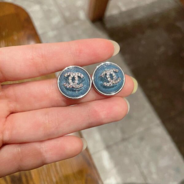 replik,replica,schmuck,1:1,beste,ohrringe,ring,Repliken Chanel Vintage Doppel-C-Ohrringe Original-Replik-Logo (I1PHB)