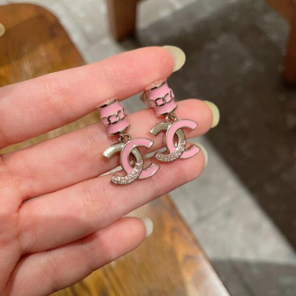 replik,replica,schmuck,1:1,beste,ohrringe,ring,Repliken Chanel Vintage Doppel-C-Ohrringe Original-Replik-Logo (KI67Z)