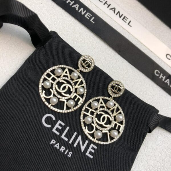 replik,replica,schmuck,1:1,beste,ohrringe,ring,Repliken Chanel-Ohrringe, Originalmessing, klassisches Logo (XDQXT)