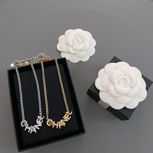 replik,replica,schmuck,1:1,beste,ohrringe,ring,Repliken Chanel Buchstabenkette Vintage Serie (358BV)