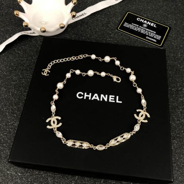 replik,replica,schmuck,1:1,beste,ohrringe,ring,Repliken Chanel – Brosche mit Bernsteinperlen und Weizenährenblatt in schwerer Arbeit (K21DU)