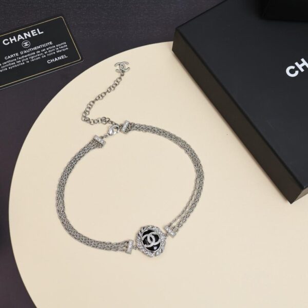 replik,replica,schmuck,1:1,beste,ohrringe,ring,Repliken Chanel Doppel-C-Kreisperlen-Halskette (8D9VG)