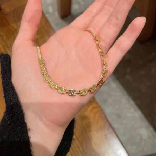 replik,replica,schmuck,1:1,beste,ohrringe,ring,Repliken Chanel Vintage Buchstabenkette (KJ9GV)