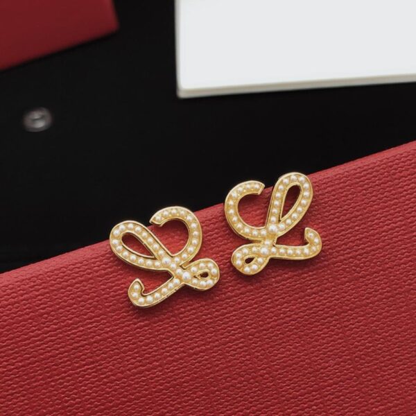 replik,replica,schmuck,1:1,beste,ohrringe,ring,Repliken Loewe neuestes Modell Reisperlenohrringe aus durchgehendem ZP-Messingmaterial (U42Q7)