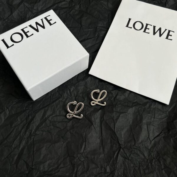 replik,replica,schmuck,1:1,beste,ohrringe,ring,Repliken Creolen mit Diamantverschluss und Gravur von Loewe (8EP0X)