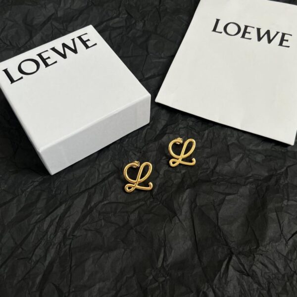 replik,replica,schmuck,1:1,beste,ohrringe,ring,Repliken Creolen mit Diamantverschluss und Gravur von Loewe (G4MM7)