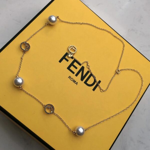 replik,replica,schmuck,1:1,beste,ohrringe,ring,Repliken Neue FENDI-Halskette mit High-End-Anpassung (PMVAI)