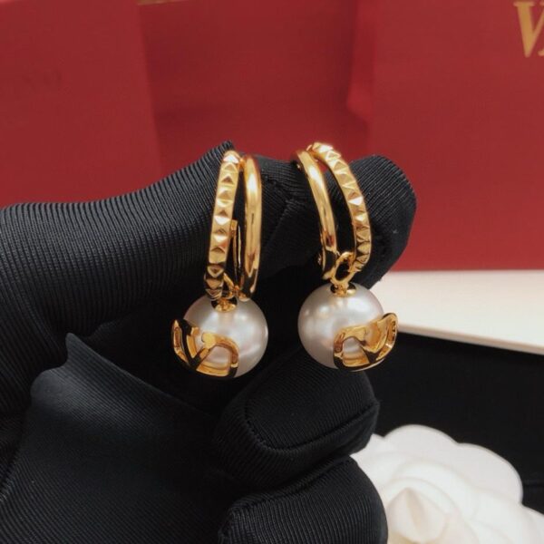 replik,replica,schmuck,1:1,beste,ohrringe,ring,Repliken Valentino Ohrhaken mit Perlen (MYPEI)