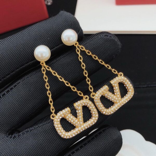 replik,replica,schmuck,1:1,beste,ohrringe,ring,Repliken Valentino Ohrringe mit Quasten und Diamanten (KV9I4)