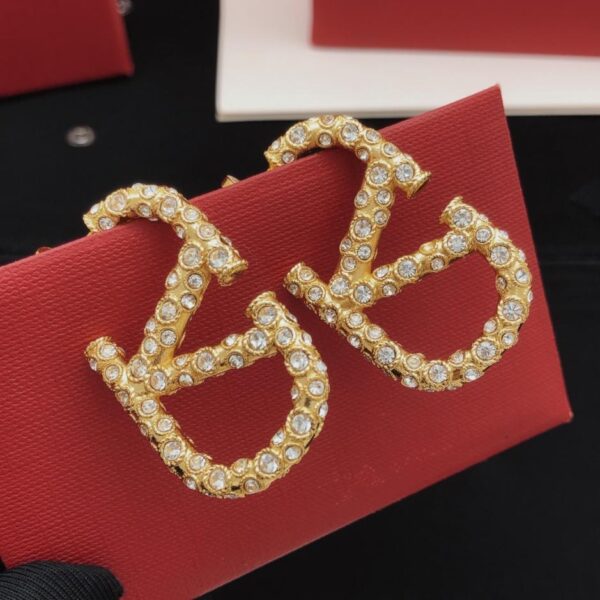 replik,replica,schmuck,1:1,beste,ohrringe,ring,Repliken Valentino neueste Diamantohrringe, einheitliches ZP-Messingmaterial (VLJ0T)