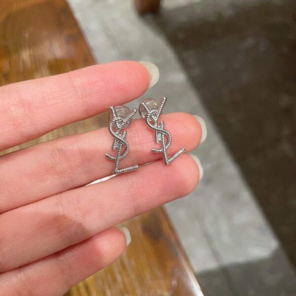 replik,replica,schmuck,1:1,beste,ohrringe,ring,Repliken Neue YSL Ohrringe 925 Silber Nadel (IWJ49)