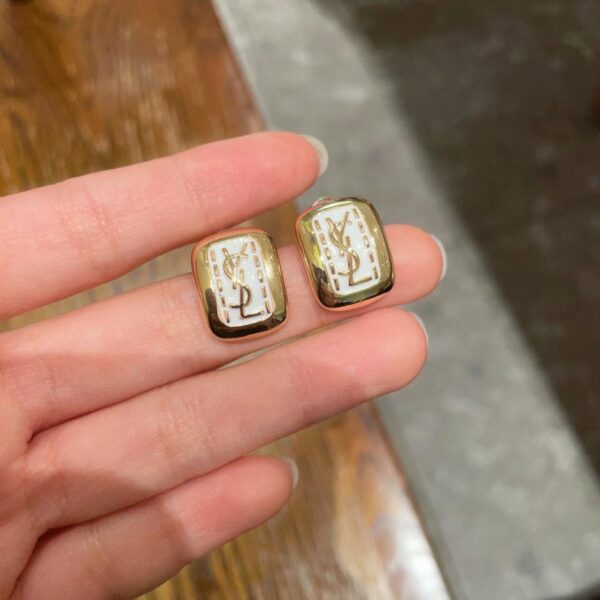 replik,replica,schmuck,1:1,beste,ohrringe,ring,Repliken Neue YSL Ohrringe 925 Silber Nadel (RULG1)