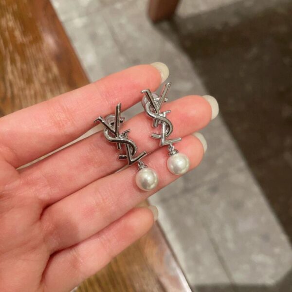 replik,replica,schmuck,1:1,beste,ohrringe,ring,Repliken Neue YSL Ohrringe 925 Silber Nadel (647HT)
