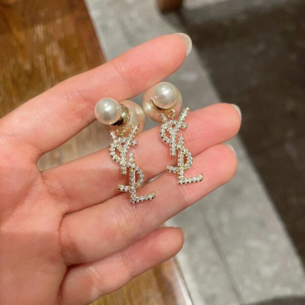 replik,replica,schmuck,1:1,beste,ohrringe,ring,Repliken Neue YSL Ohrringe 925 Silber Nadel (U43SX)