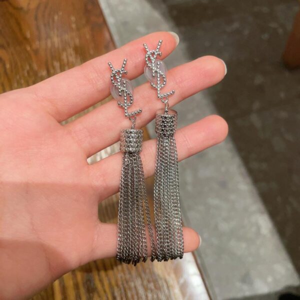 replik,replica,schmuck,1:1,beste,ohrringe,ring,Repliken Neue YSL Ohrringe 925 Silber Nadel (34FR0)