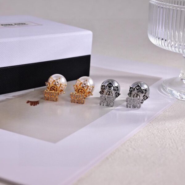replik,replica,schmuck,1:1,beste,ohrringe,ring,Repliken Miu Miu Ohrringe mit neuem Buchstabendesign (S4PS1)