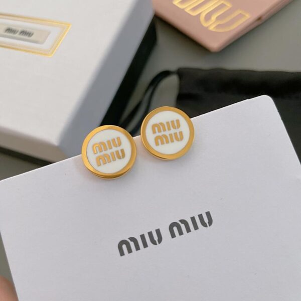 replik,replica,schmuck,1:1,beste,ohrringe,ring,Repliken Miu Miu Rundes Emaille-Armband (1OO90)