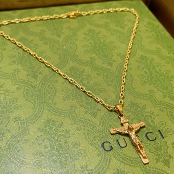 replik,replica,schmuck,1:1,beste,ohrringe,ring,Repliken Gucci Halskette Anger Forest Serie Doppel G (T5HTB)