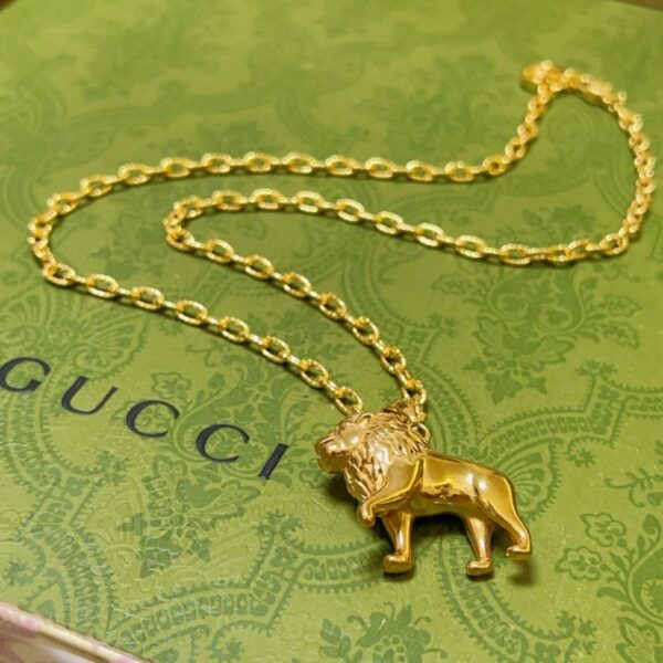 replik,replica,schmuck,1:1,beste,ohrringe,ring,Repliken Gucci Halskette Anger Forest Serie Doppel G (YZSM9)