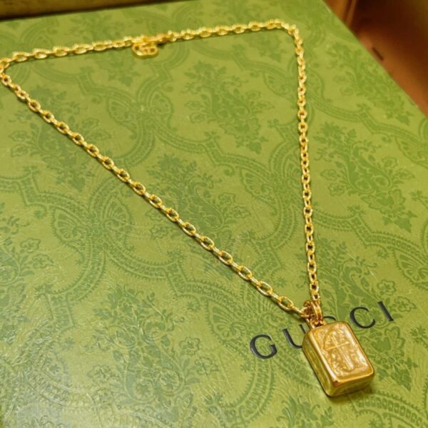 replik,replica,schmuck,1:1,beste,ohrringe,ring,Repliken Gucci Halskette Anger Forest Series Doppel G (VPQCU)