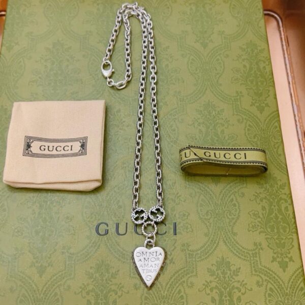 replik,replica,schmuck,1:1,beste,ohrringe,ring,Repliken Gucci Halskette Anger Forest Serie Doppel G (MT3F4)