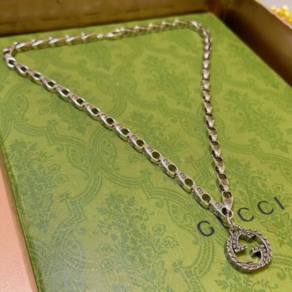 replik,replica,schmuck,1:1,beste,ohrringe,ring,Repliken Gucci Halskette Anger Forest Serie Doppel G (GBEMD)