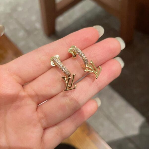 replik,replica,schmuck,1:1,beste,ohrringe,ring,Repliken LV Ohrringe Original Messing 925 Sterling Silber Pin (J04PZ)