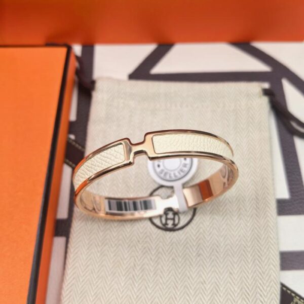 replik,replica,schmuck,1:1,beste,ohrringe,ring,Repliken Zählerversion Hermès weißes Lederarmband neue verbesserte Version (CVT8R)
