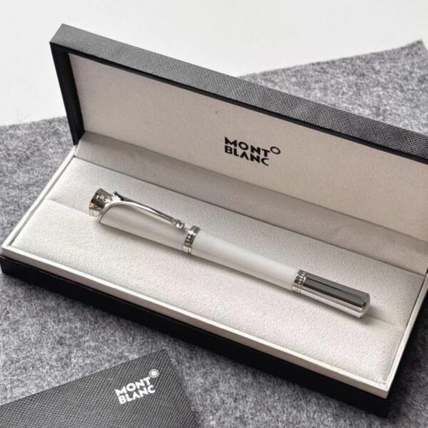 replik,replica,schmuck,1:1,beste,ohrringe,ring,Repliken Montblanc Writers Edition Kelly Silver Carving Signature Pen, neues Modell (Montblanc (M0YMC)