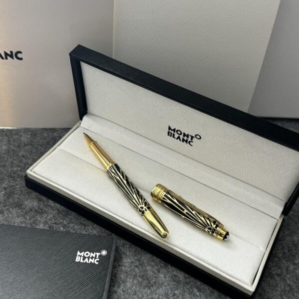 replik,replica,schmuck,1:1,beste,ohrringe,ring,Repliken Neuer zweifarbiger Sonderedition-Stift mit geprägtem Rotgold der Montblanc Meisterstück-Serie (XDYIA)