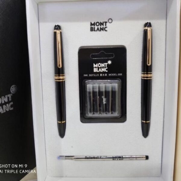 replik,replica,schmuck,1:1,beste,ohrringe,ring,Repliken [Neues Stift-Geschenkset für Paare] Mont Blanc Signature Stift- und Füllfederhalter-Kombinationsset (FUU0D)