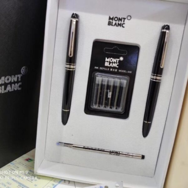 replik,replica,schmuck,1:1,beste,ohrringe,ring,Repliken [Neues Stift-Geschenkset für Paare] Mont Blanc Signature Stift- und Füllfederhalter-Kombinationsset (V5RVX)