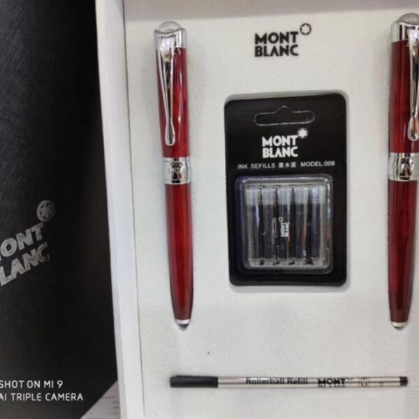 replik,replica,schmuck,1:1,beste,ohrringe,ring,Repliken [Neues Stift-Geschenkset für Paare] Mont Blanc Signature Stift- und Füllfederhalter-Kombinationsset (W6C9S)