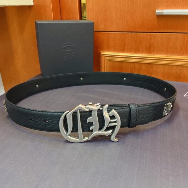 replik,replica,schmuck,1:1,beste,ohrringe,ring,Repliken Abnehmbares Modell „Chrome Hearts“, reines Kupfer, versilberte 925er-Hardware, importiertes Litschi-Leder (QL26S)
