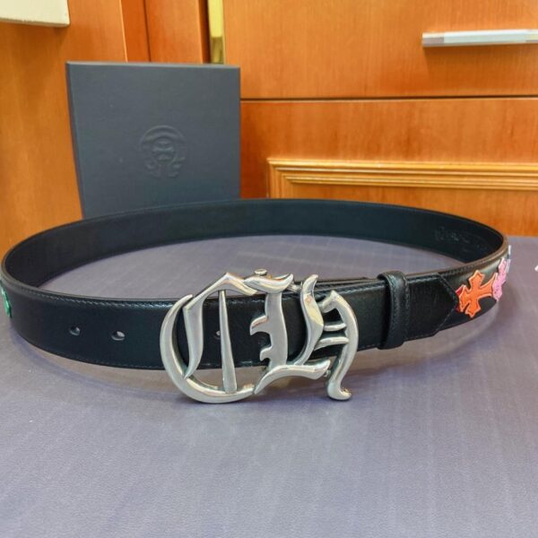 replik,replica,schmuck,1:1,beste,ohrringe,ring,Repliken Abnehmbares Modell Chrome Hearts, reines Kupfer mit 925er Silberbeschlägen, importiertes Originalleder (O2GHS)