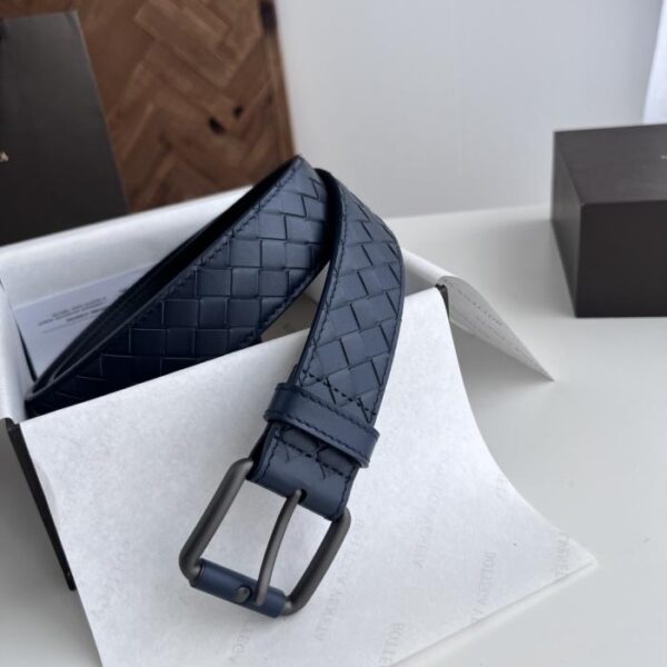 replik,replica,schmuck,1:1,beste,ohrringe,ring,Repliken BV Neuer geflochtener Herrengürtel aus italienischem mattiertem Intreccio-Kalbsleder (Q6UPT)