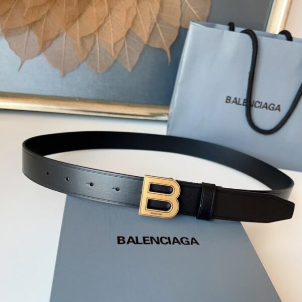replik,replica,schmuck,1:1,beste,ohrringe,ring,Repliken Balenciaga, 3,0 cm breites importiertes Kalbsleder mit Vintage-Hardware aus reinem Kupfer (LT62Y)