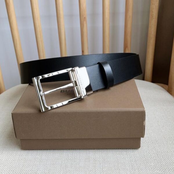 replik,replica,schmuck,1:1,beste,ohrringe,ring,Repliken Neues Burberry-Kalbsleder mit synchroner Zählerfunktion und palladiumbeschichteter B-förmiger Schnalle, Breite 3,5 cm (0UQNN)
