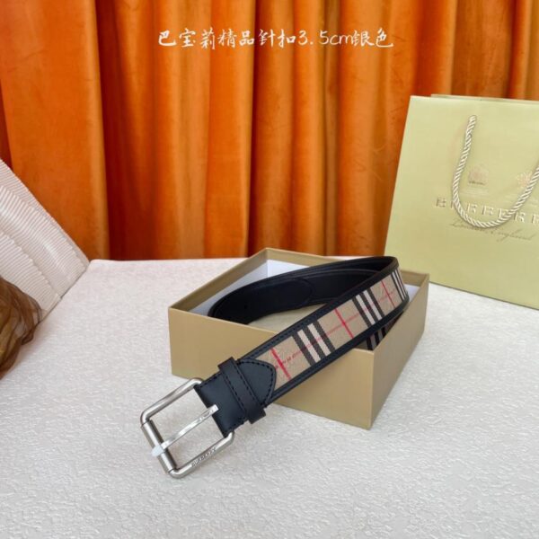 replik,replica,schmuck,1:1,beste,ohrringe,ring,Repliken Burberry Synchronized Glattledergürtel mit Reitermuster (3,5 cm Breite) (J7UAK)