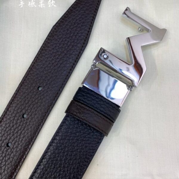 replik,replica,schmuck,1:1,beste,ohrringe,ring,Repliken Montblanc 3,5 cm breiter Business-Casual-Gürtel aus Rindsleder mit Deckschicht (JXFMF)