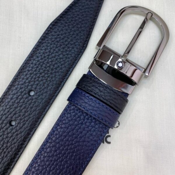 replik,replica,schmuck,1:1,beste,ohrringe,ring,Repliken Montblanc 3,5 cm breiter Business-Casual-Gürtel aus vollnarbigem Rindsleder (EITDM)