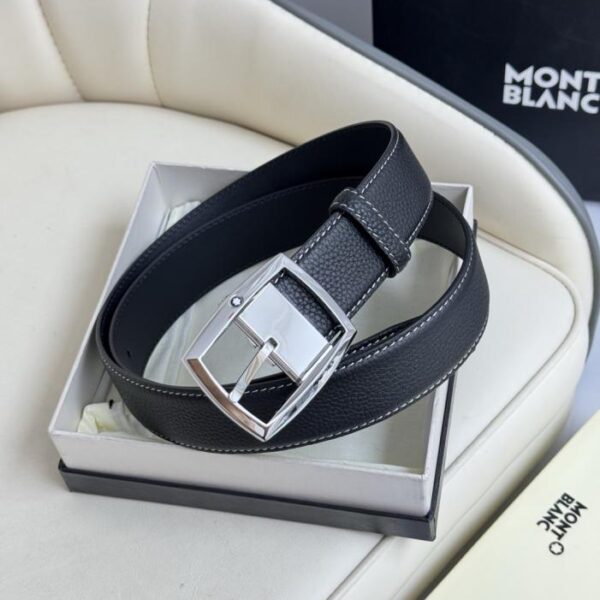 replik,replica,schmuck,1:1,beste,ohrringe,ring,Repliken Montblanc, 3,5 cm breit, aus vollnarbigem Rindsleder, mit hochwertiger Dornschließe und freiem Schnitt für Business-Casual-Kleidung (2QHGG).