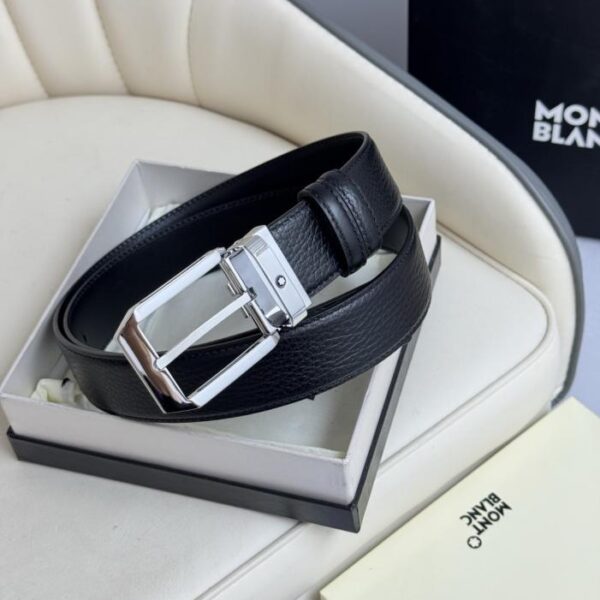 replik,replica,schmuck,1:1,beste,ohrringe,ring,Repliken Montblanc 3,5 cm breit, aus vollnarbigem Rindsleder, mit hochwertiger Dornschließe und freiem Schnitt für Business-Casual-Kleidung (K9TB6)